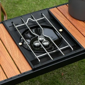 Pandatour IGT Outdoor One-Touch Table Stove Easy Equiped Folding Removable High Power Stove Stainless Steel Camping Burner