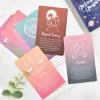 52Pcs/Box Mindful Positive Affirmation Meditation Cards Inspirational Self-Motivation Self Care Gifts for Daily Wellness