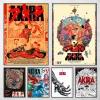 1PC Anime Akira Poster Self-adhesive Art Waterproof Paper Sticker Coffee House Bar Room Wall Decor