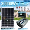 SOECOPO 30000W Portable Solar System Generator Kit 500W Panel Inverter 100A Controller for Camping Home Backup & Outdoor Trips