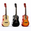 36 Inches Folk Guitar Beginners Practice Wooden Guitars Adults Children Universal Guitars 6 Strings Rounded Corner Bright Guitar