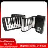 88 Key Roll Up Keyboard Piano Foldable Portable Hand Roll Piano Built-In Speaker Digital Electric Foldable Piano Keyboard