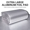 Outdoor Camping Foam Foil Mat Portable Moisture-proof Pad Picnic Beach Mat Aluminum Insulation Sleeping Pad Camping Supplies