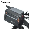Toptrek 4L Bicycle Handlebar Bag Large Capacity Insulated Car Storage Winter Bike Bag Keep Warm Basket Pack Cycling Accessories