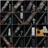 Instrument Decorations Electric Guitar Parts Ultra Thin Stickers Cross Inlay Decals Fretboard Sticker Guitarra Accessories