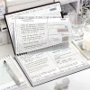60 Sheets/120 Pages Journal Loose-leaf Notepad B5 Diary With Horizontal Columns Stationery Sketchbook Notebooks Office School