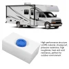 8 Gallon RV Water Storage Tank Food Grade Leakproof LLDPE Fresh Water Holding Tank for Trailer Camper Boat Yacht Accessories