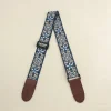 Fashion Retro Ethnic Style Guitar Strap Adjustable Leather Strap for Folk Guitar Electric Guitar Bass Ukulele Guitar Accessories