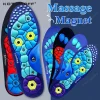 Unisex Magnetic Therapy Sports Insoles Acupressure Massage Arch Support Slimming Weight Loss Anti-Fatigue Health Care Pads