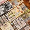 20 rolls of vintage washi tape set, animal and plant pattern sticker rolls, DIY brochure scrapbook decoration tape