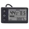 S866 Electric Bike LCD Display Meter 24V 36V 48V Control Panel with Waterproof Plug