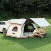 Outdoor Sunshade Car Rear Tent Enlarged Space Portable Waterproof Camping Tent Family Journey Overnight Camping Equipment