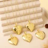 12 Zodiac Signs Openable Photo Frame Heart Locket Necklace for Women Gold Plated Astrology Horoscope Photo Pendant Jewelry Gift