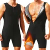 Men’s Sauna Suit Sweat Heat Trapping Workout Fat Burning Vest Belly Slimming Bodysuits Tank Tops Waist Trainer Fitness Corset